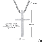 Collana Croce - Al mio Ragazzo dal tuo Amore.