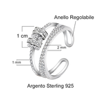 Anello da Donna in Argento Sterling 925 Per mia sorella - Ansia