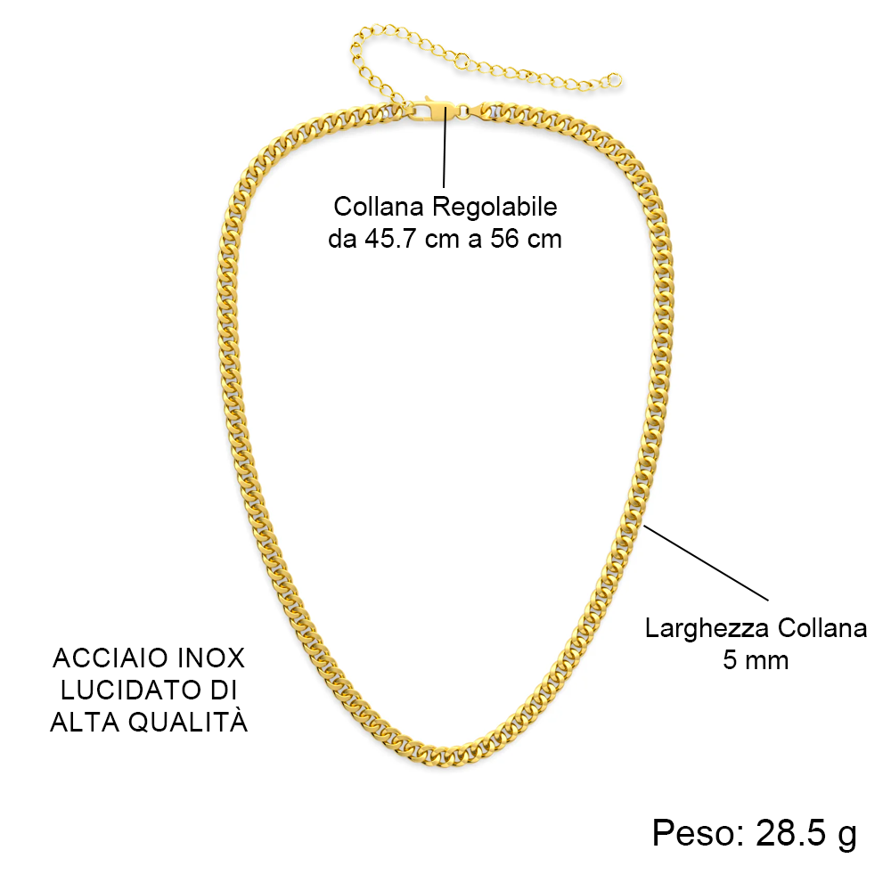 Collana da Uomo Oro - Motociclista