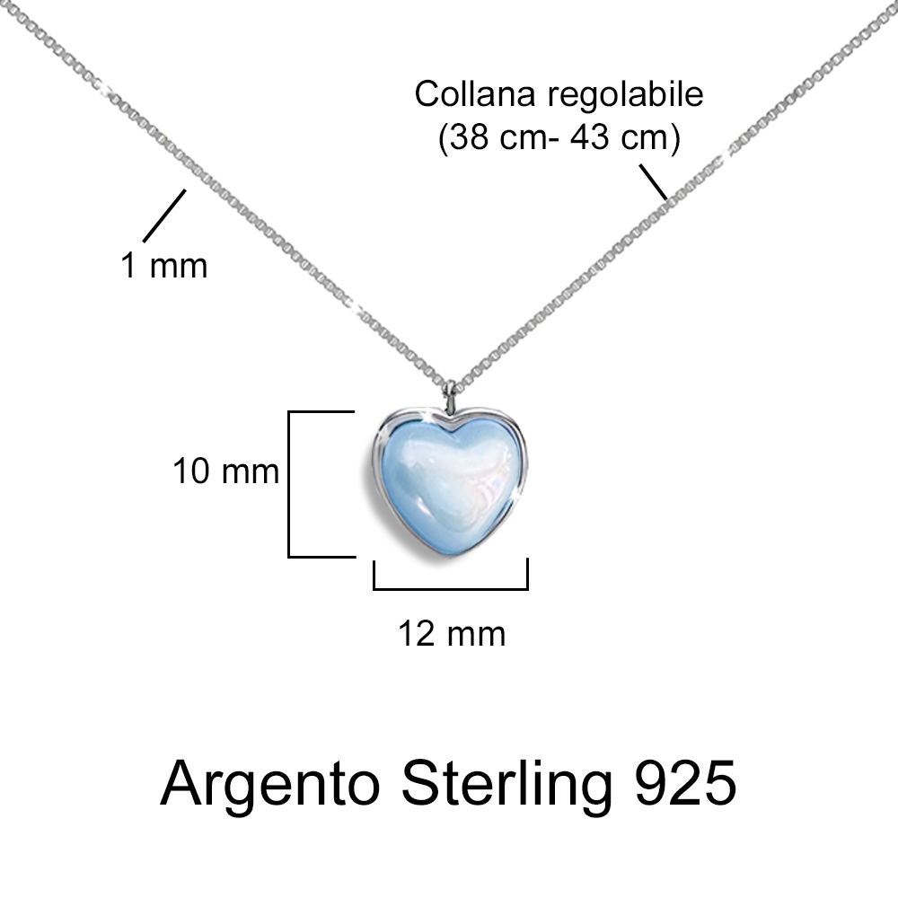 Collana Pietra di Luna in Argento Sterling 925 - Alla mia collega