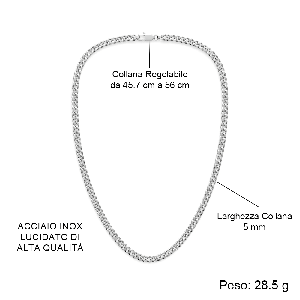 Collana da Uomo Argento - Vigile del Fuoco