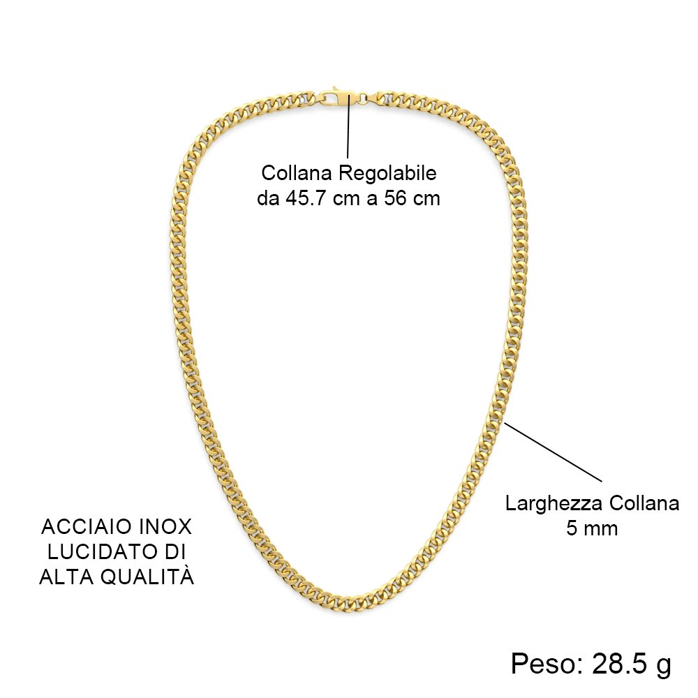 Collana da Uomo Oro - Testimone Proposta