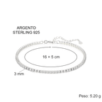 Bracciale Tennis in Argento Sterling 925 - A mia Cognata