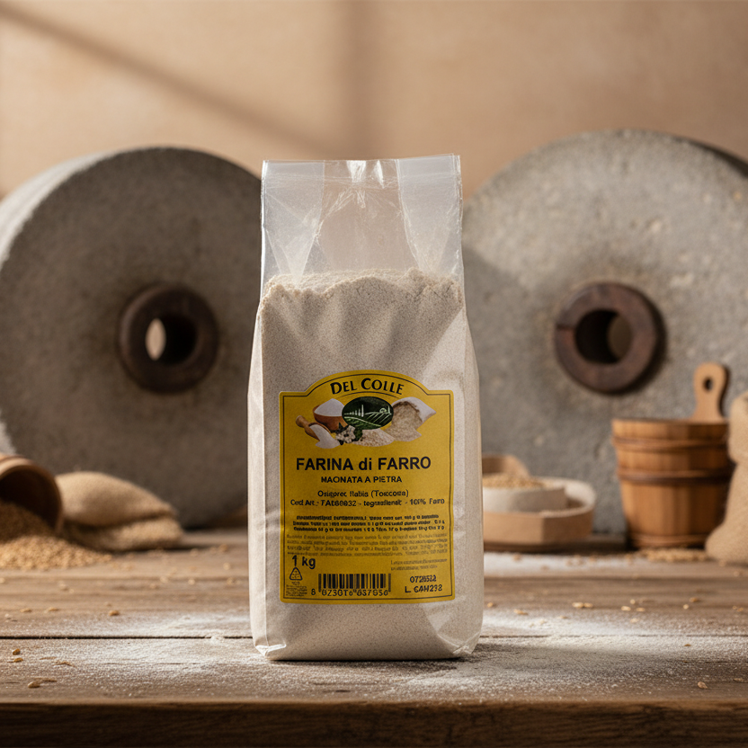 Farro farina Extra macinata a pietra - Del Colle