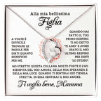 Collana Alla Mia Bellissima Figlia - Ti voglio bene.
