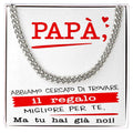 Collana da Uomo - Papà Regalo Migliore Siamo Noi.