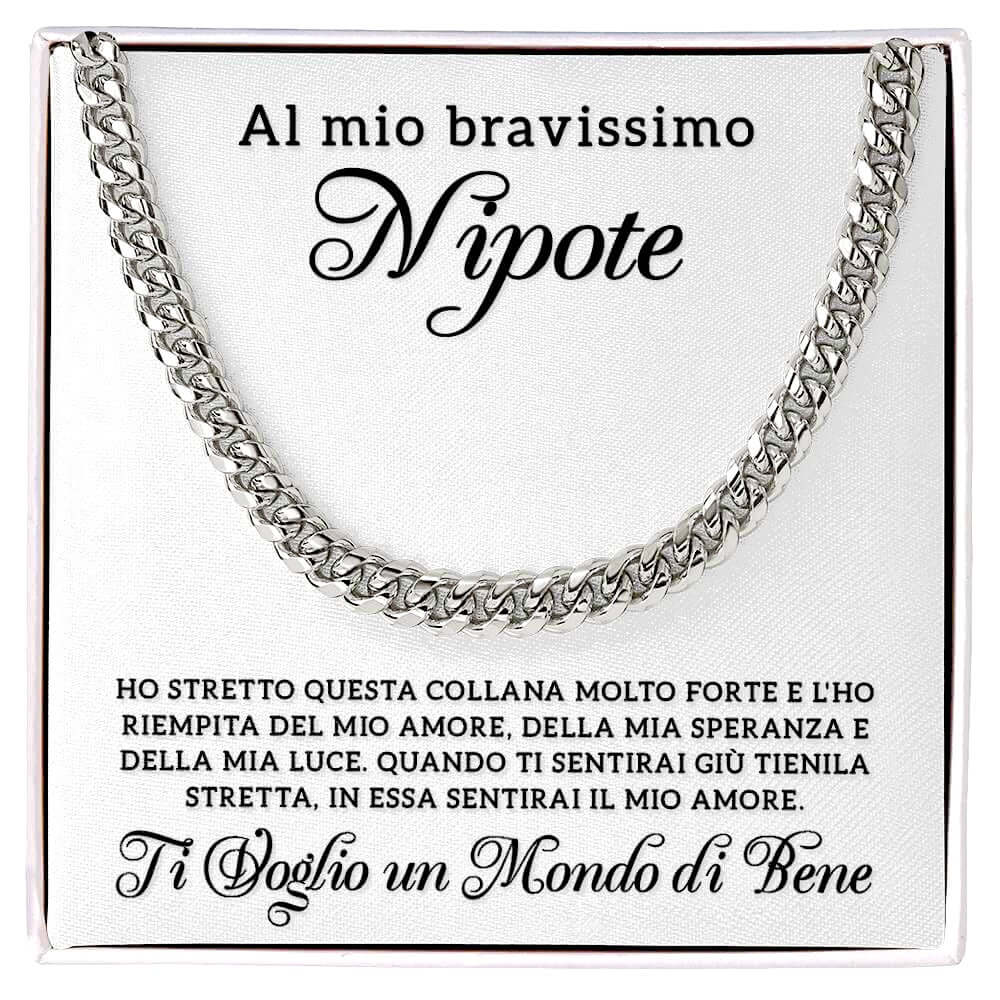Collana da Uomo - Al Mio Bravissimo Nipote.