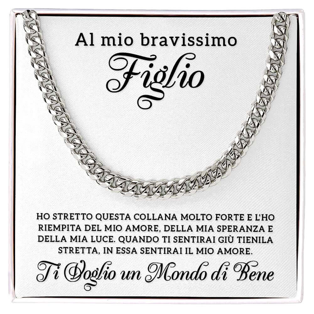 Collana da Uomo - Al Mio Bravissimo Figlio.