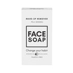 LATTE DETERGENTE SOLIDO VISO PER PELLI SENSIBILI 50 g CON SPUGNA MARINA - Packaging in cartoncino riciclabile