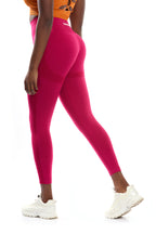 Leggings ciliegia modello POLLY a vita alta senza cuciture