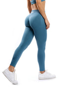 Leggings carta da zucchero modello IMMO a vita bassa senza cuciture