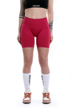 Shorts ciliegia modello POLLY a vita alta senza cuciture