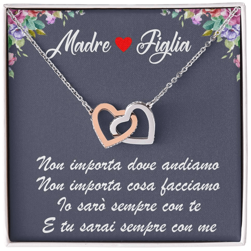 Collana Madre e Figlia - Sarò sempre con te.