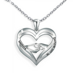 Collana da Donna in Argento Sterling 925 - Mamma, Sempre con Te
