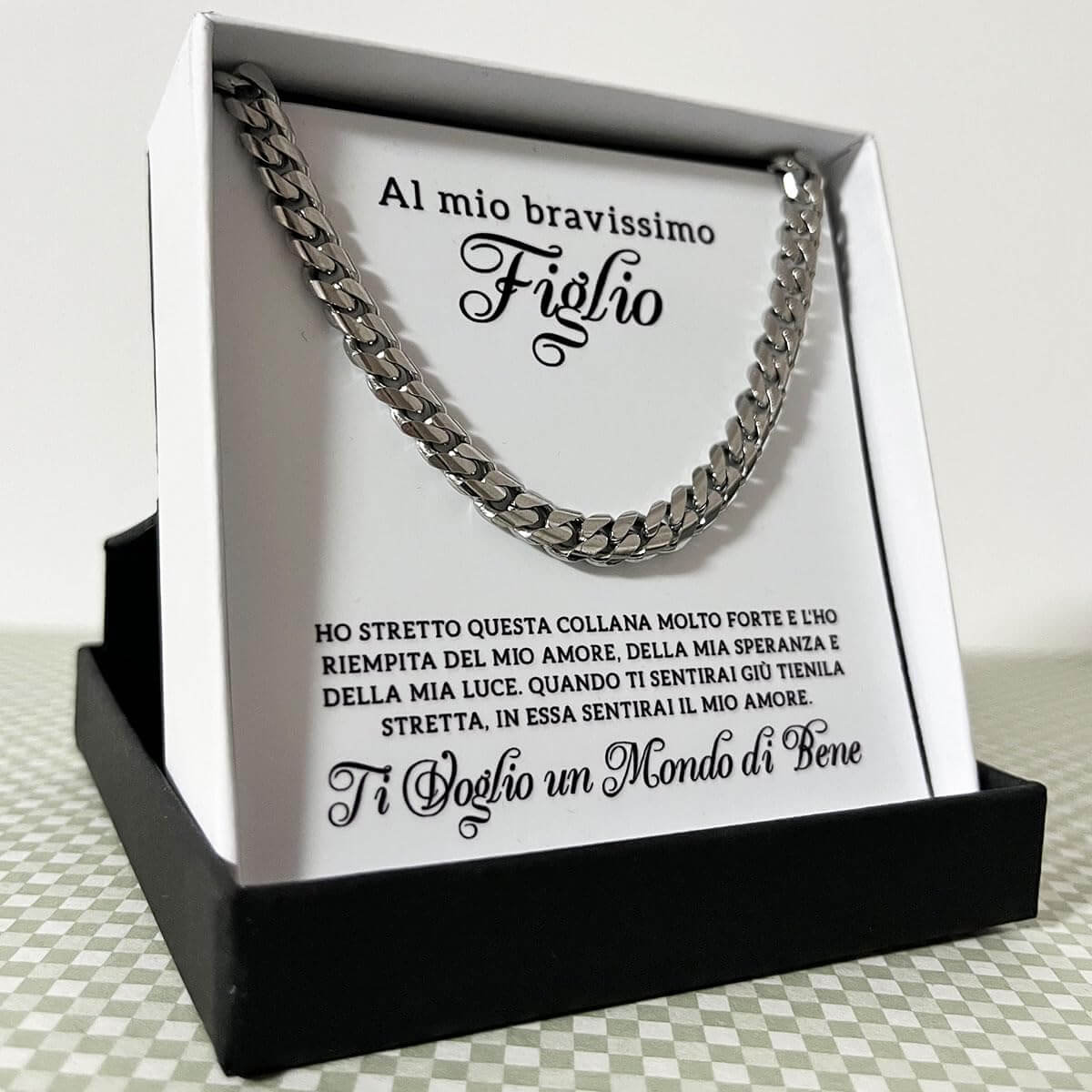 Collana da Uomo - Al Mio Bravissimo Figlio.