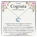 Collana Pietra di Luna in Argento Sterling 925 - A mia cognata