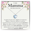 Collana Pietra di Luna in Argento Sterling 925 - Alla mia Mamma