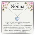 Collana Pietra di Luna in Argento Sterling 925 - A mia nonna