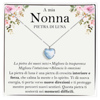 Collana Pietra di Luna in Argento Sterling 925 - A mia nonna