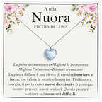 Collana Pietra di Luna in Argento Sterling 925 - A mia nuora