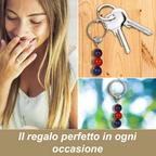 Portachiavi Con Cristalli Naturali Curativi - Segni Zodiacali - Leone