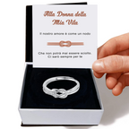 Anello Nodo da Donna in Argento Sterling 925 - Alla donna della mia vita
