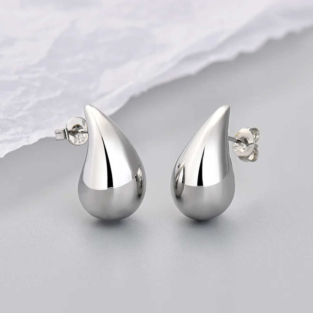 Orecchini a Goccia in Acciaio chirurgico - A mia Nonna