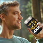 Raffredda Lattina Ecopelle Sintetica Nera  Confezione da 10 - Buon 60 Compleanno