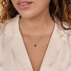 Collana con Pietra Ametista - Argento Sterling 925
