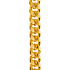 Collana da Uomo Oro - Acciaio Inox Lucidato di Alta Qualità.
