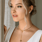 Collana Donna Lunga con catena di cuori