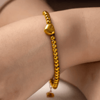 Bracciale Donna in Argento Sterling 925 - Con catena di cuori