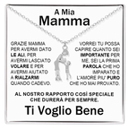 Collana Mamma e Figlio - Ti voglio bene.
