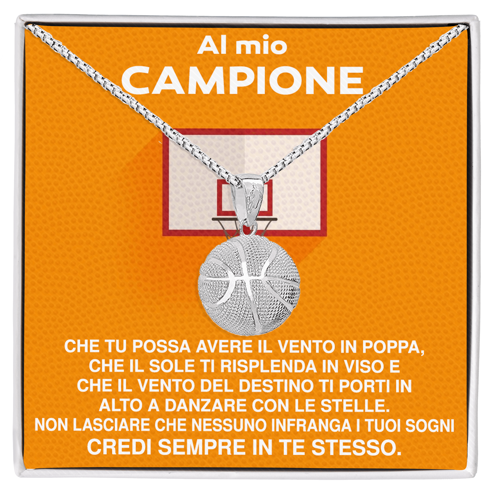 Collana da Uomo - Basket.