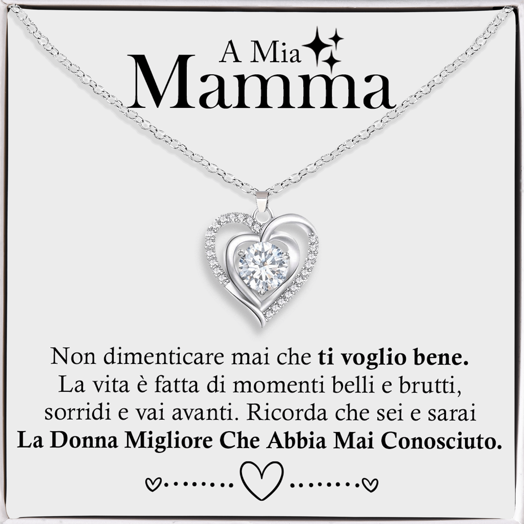 Collana A mia Mamma - La Donna Migliore.