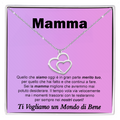 Collana Due Cuori Uniti - Mamma