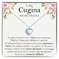 Collana Pietra di Luna in Argento Sterling 925 - A mia cugina
