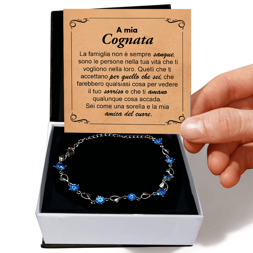 Bracciale Pietre Blu - A mia Cognata