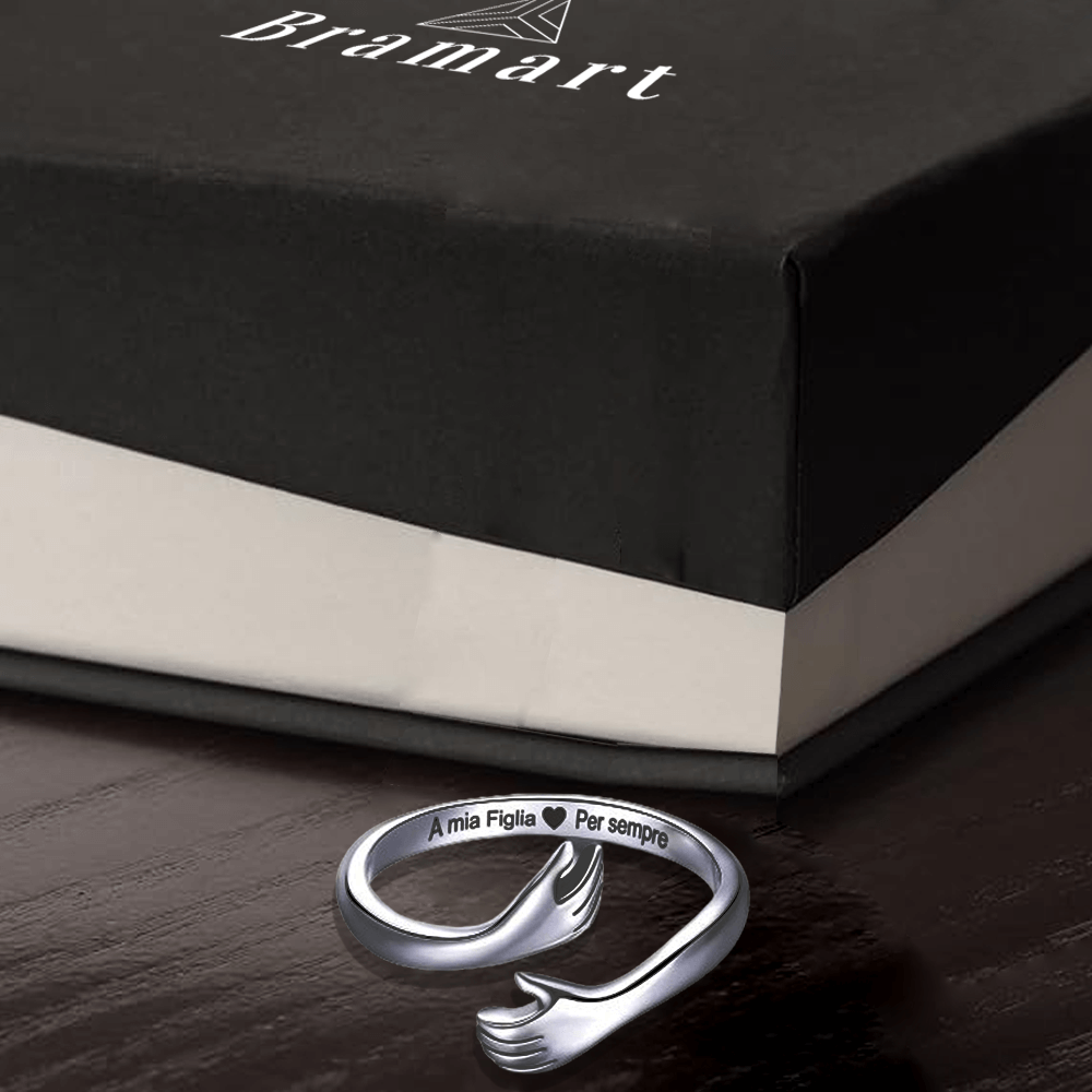 Anello da Donna in Argento Sterling 925 - A Mia Figlia