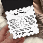 Collana Mamma e Figlio - Ti voglio bene.