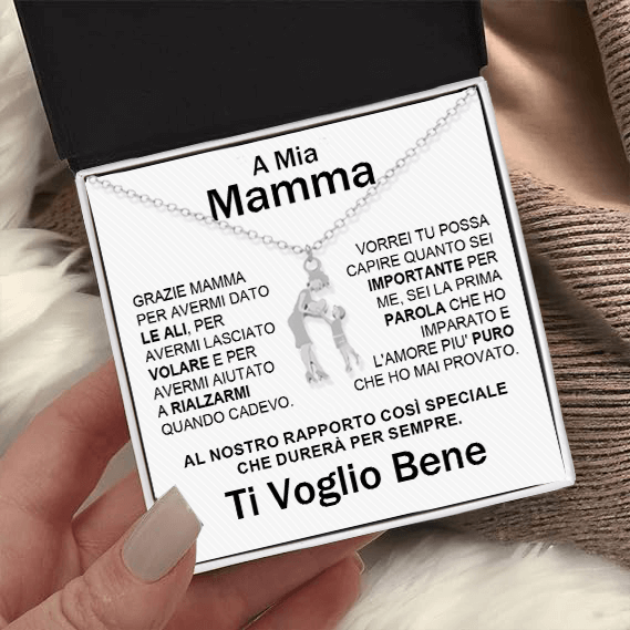 Collana Mamma e Figlio - Ti voglio bene.