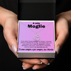 Collana Due Cuori Uniti - A mia moglie