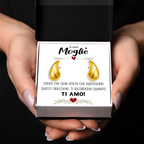 Orecchini a Goccia in Acciaio chirurgico - A mia Moglie