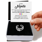 Anello da Donna in Argento Sterling 925 Per mia nipote - Ansia