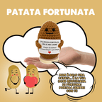Peluche Crochet con Base in Legno - Patata Fortunata per il Mio Amore