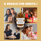 Peluche Crochet con Base in Legno  - Patata Fortunata