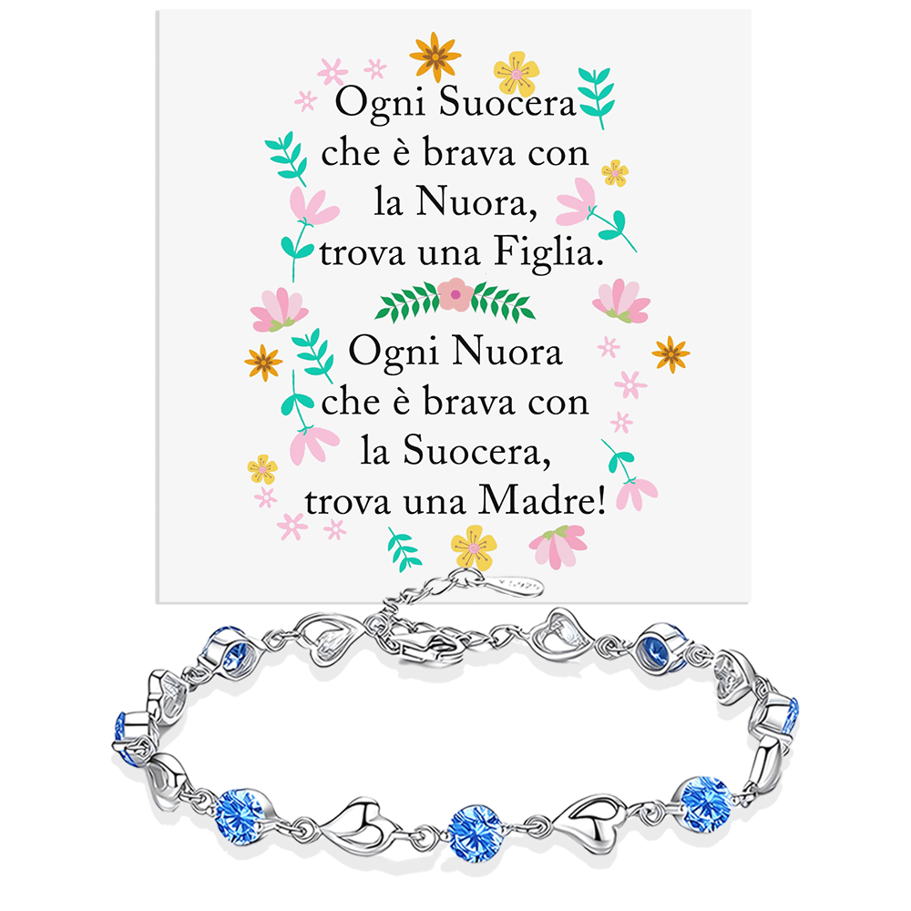 Bracciale Pietre Blu - A mia Suocera
