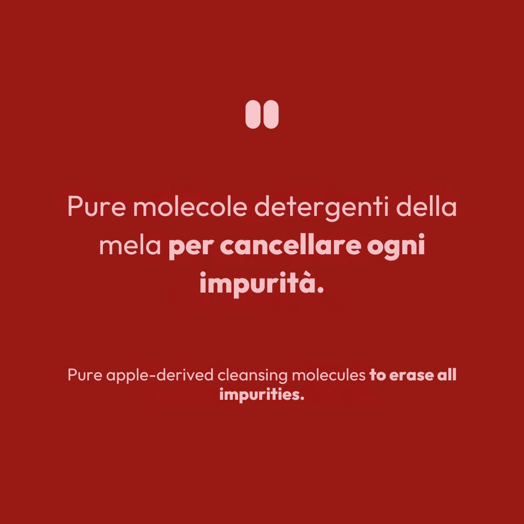 Mousse detergente micellare