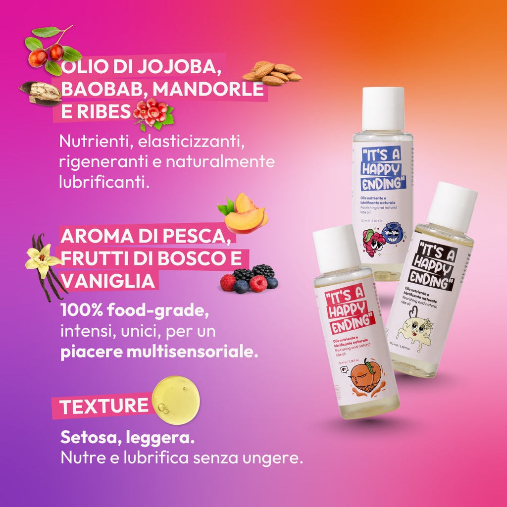 Olio nutriente e lubrificante naturale