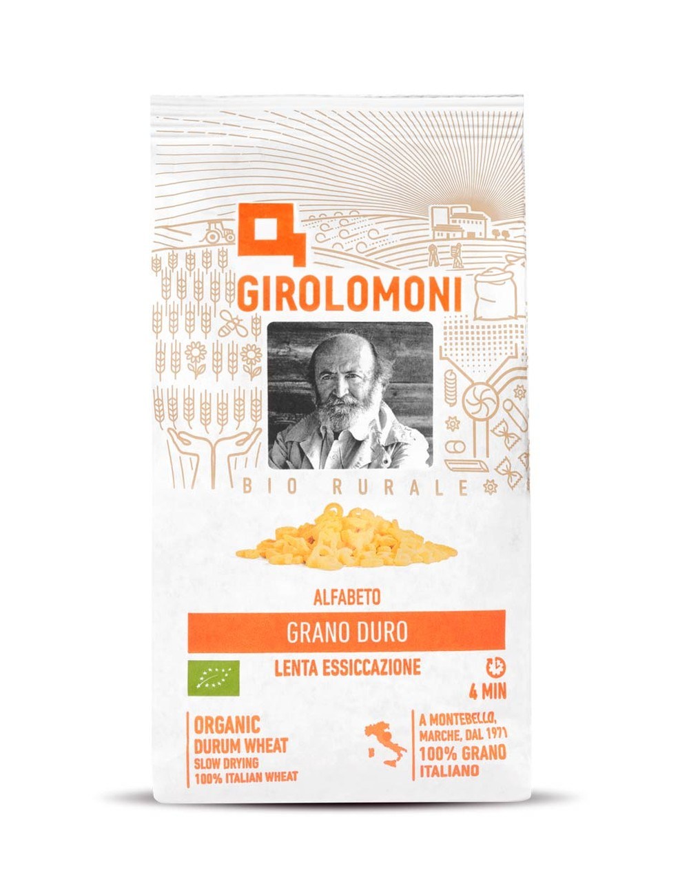 Alfabeto BIO trafilatura ruvida - Girolomoni